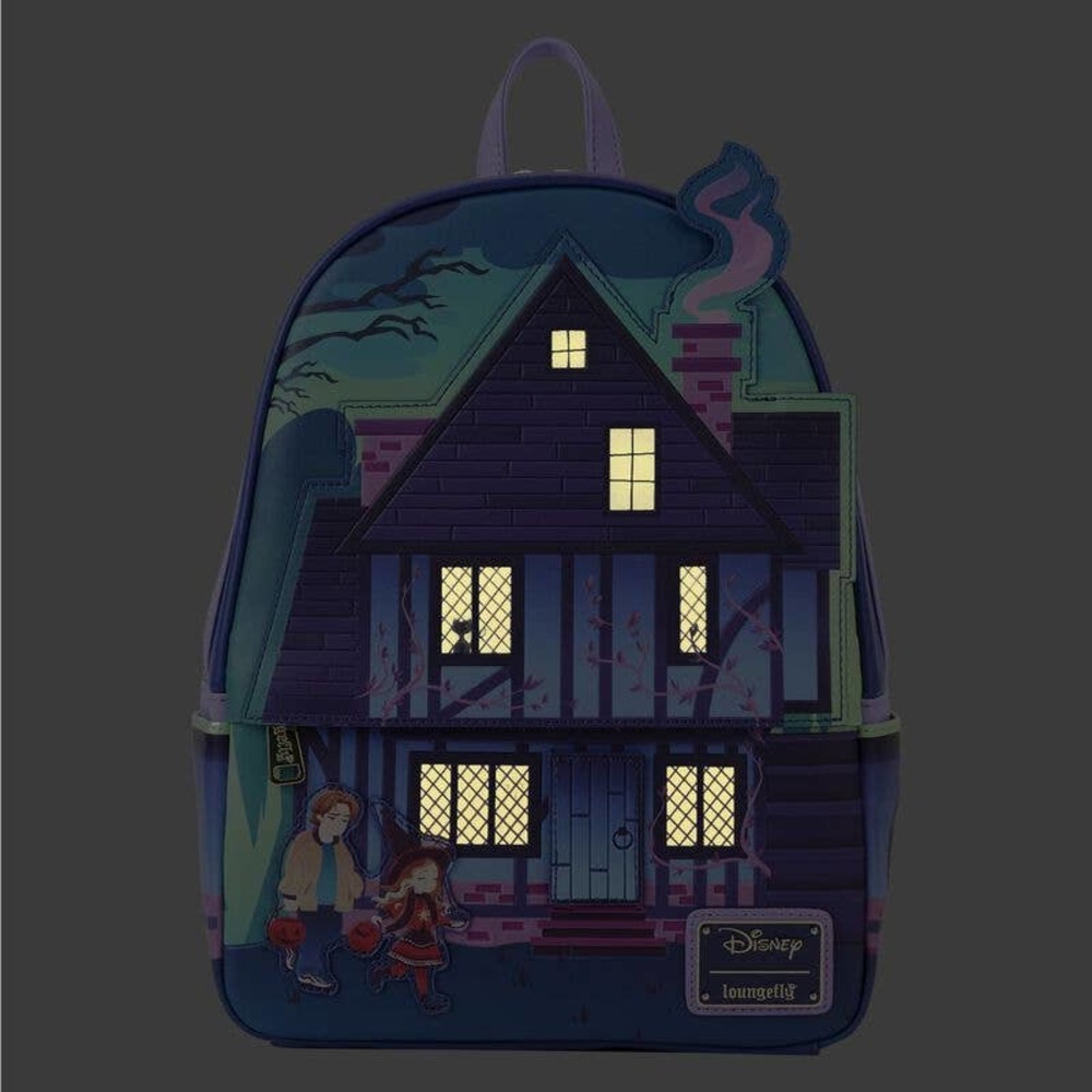 NEW! Loungefly DISNEY Hocus Pocus Sanderson Sisters’ House Mini Backpack D22 - Picture 2 of 14